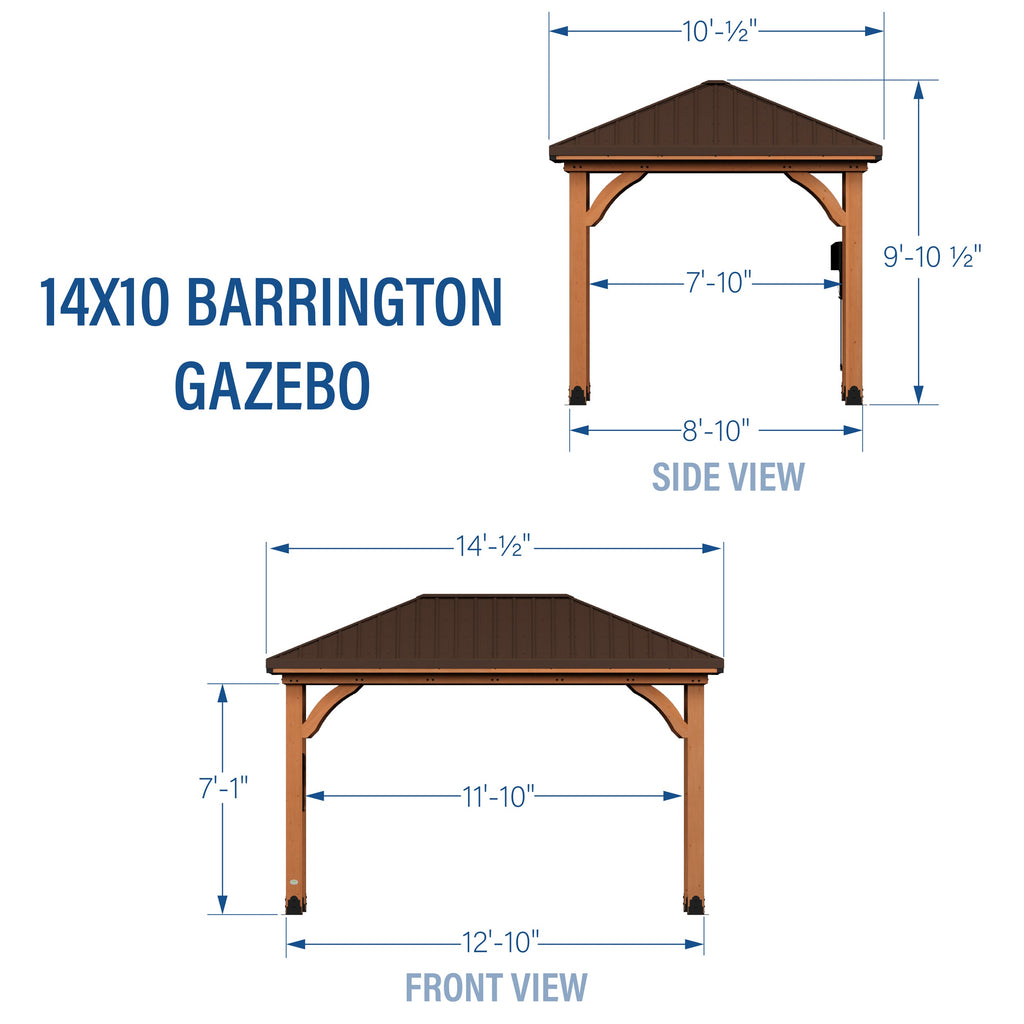 14x10 Barrington Gazebo