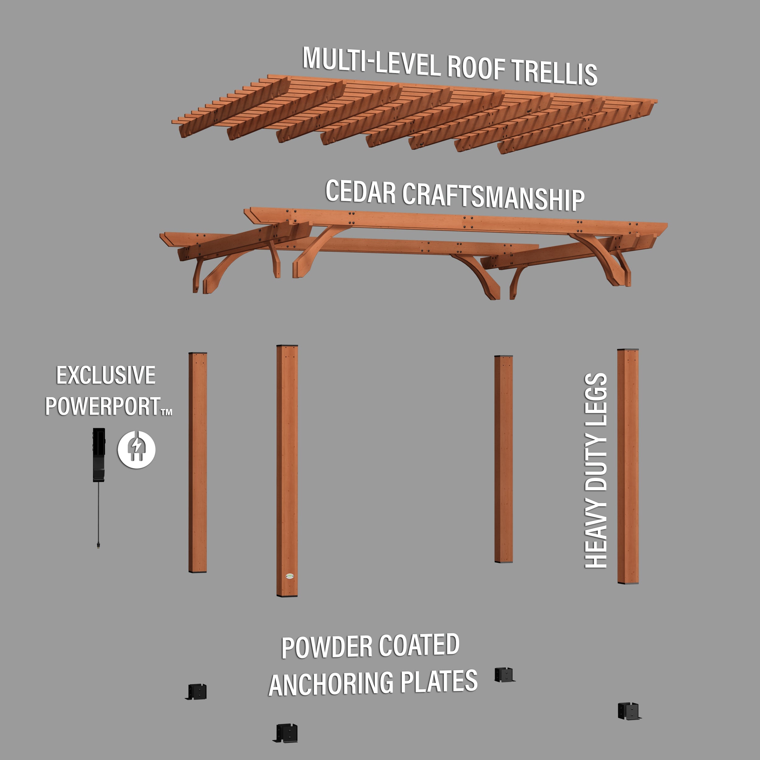 14x12 Beaumont Pergola