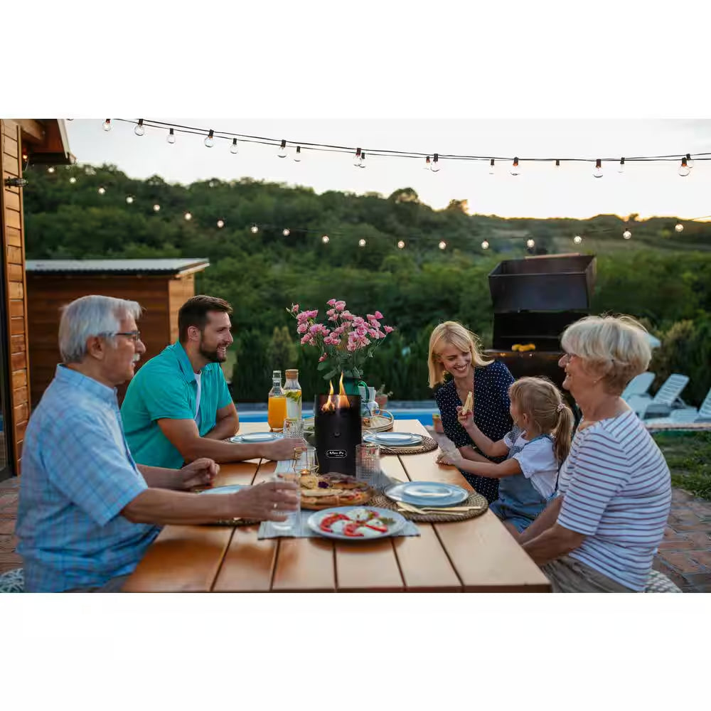Smokeless Outdoor Mini Tabletop Fire Bowl Pit Dual Fuel Propane and Butane