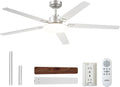 60 Inch Ceiling Fans with Lights and Remote Control, Wall Switch