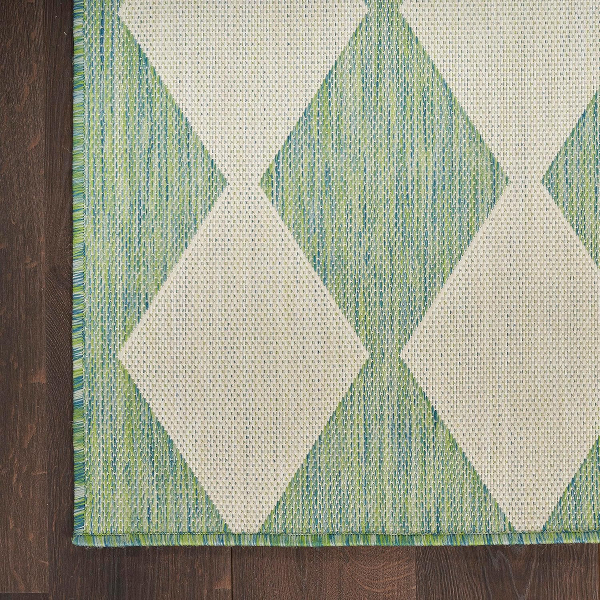 Home Positano Blue Green 9' X 12' Area Rug - Easy Clean, Non Shedding, Bed Room, Living Room, Dining Room, Kitchen (9' X 12')