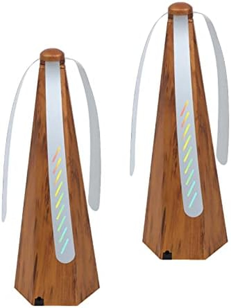 PIOPIAONIU 2 Pcs Table Fly Fans Wood Grain Fly Fan for Indoor and Outdoor Meal Fans for Picnic Restaurant Home