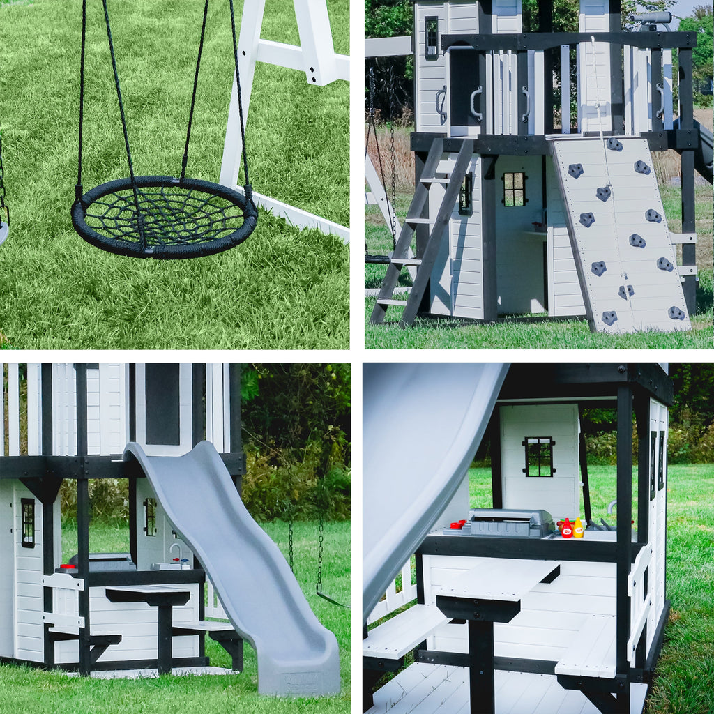 Canyon Creek Swing Set - White