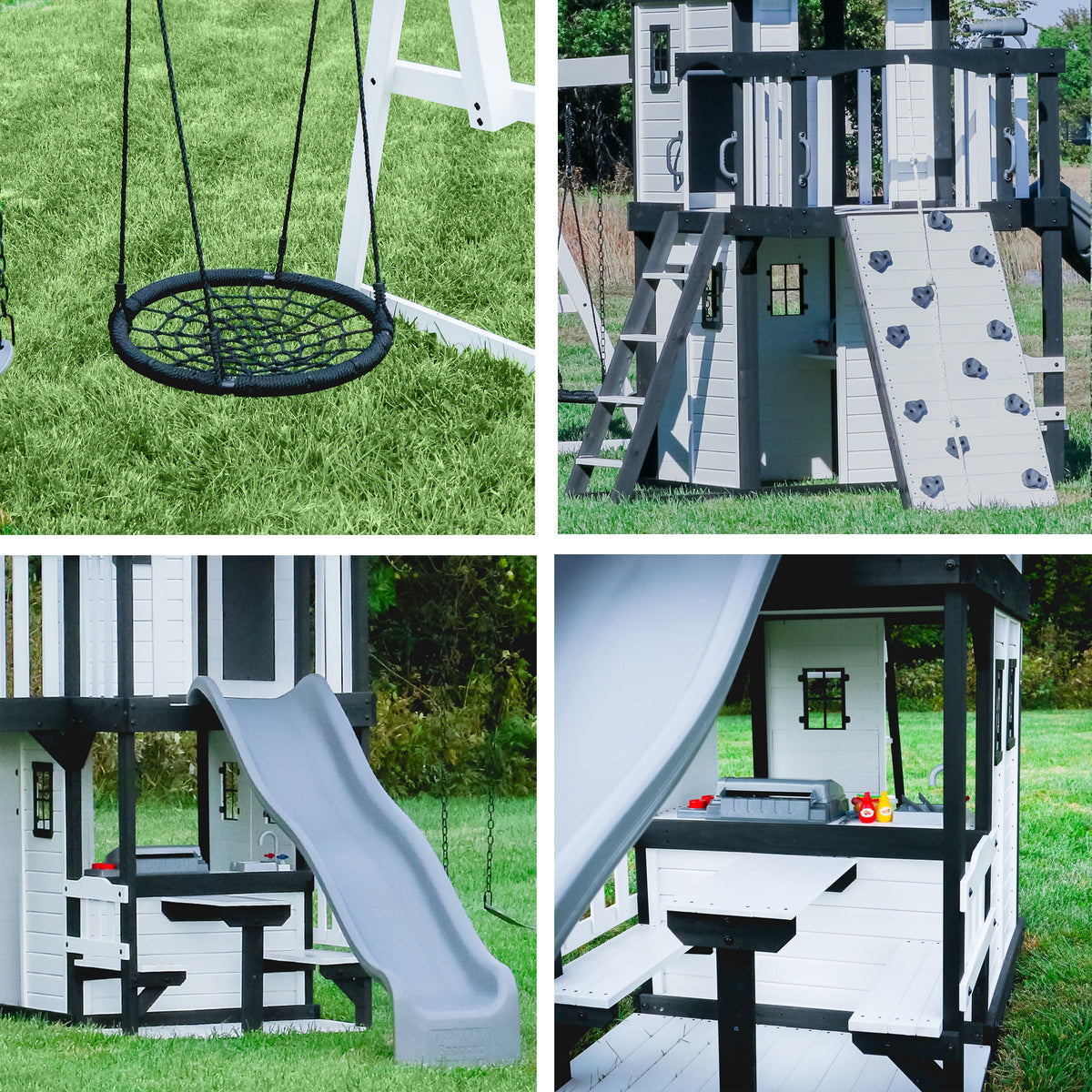Canyon Creek Swing Set - White