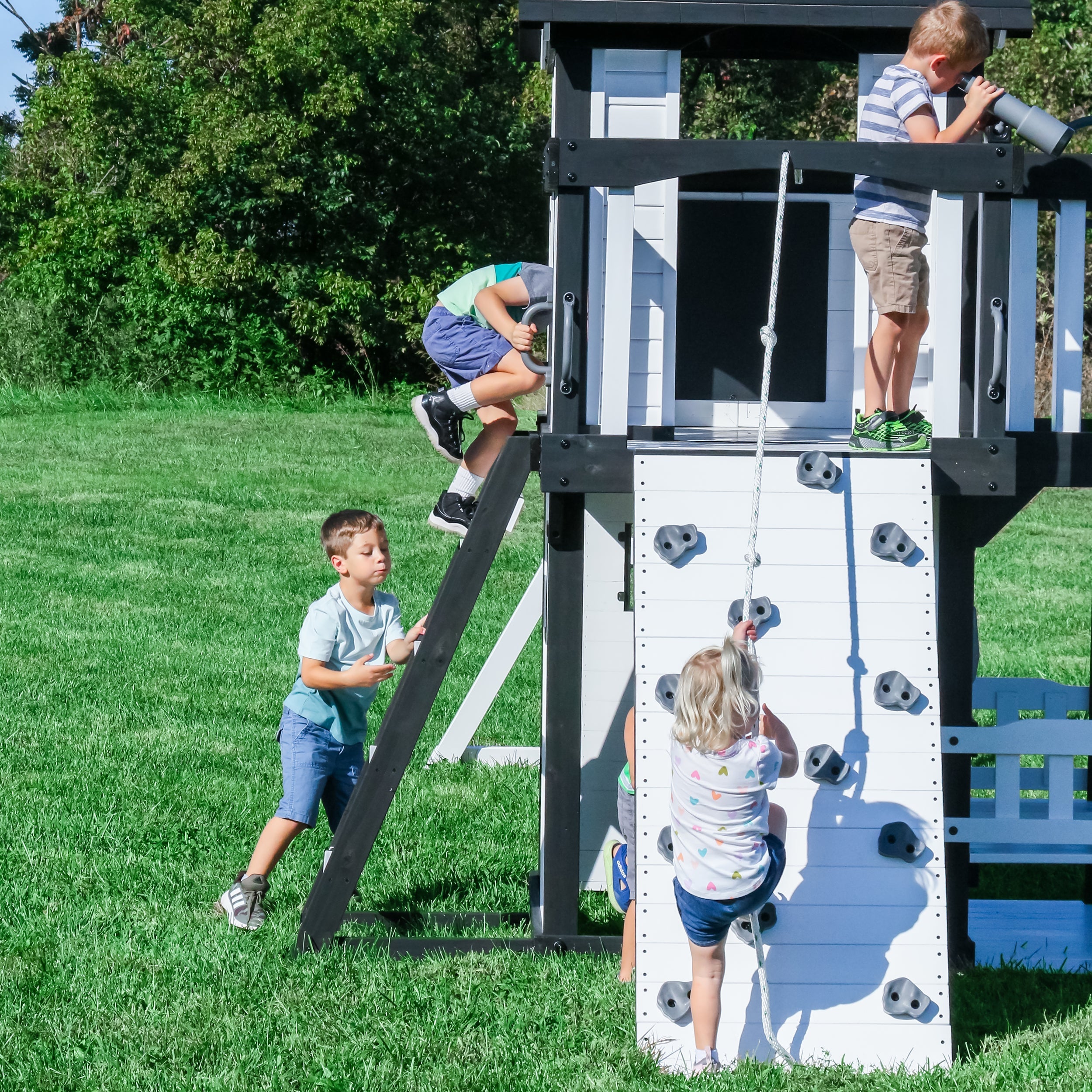 Canyon Creek Swing Set - White