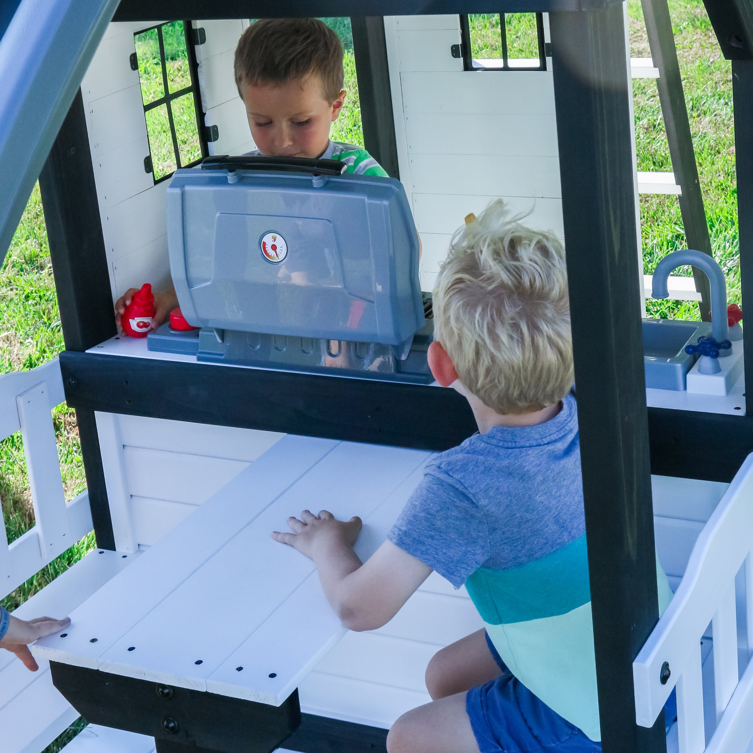 Canyon Creek Swing Set - White