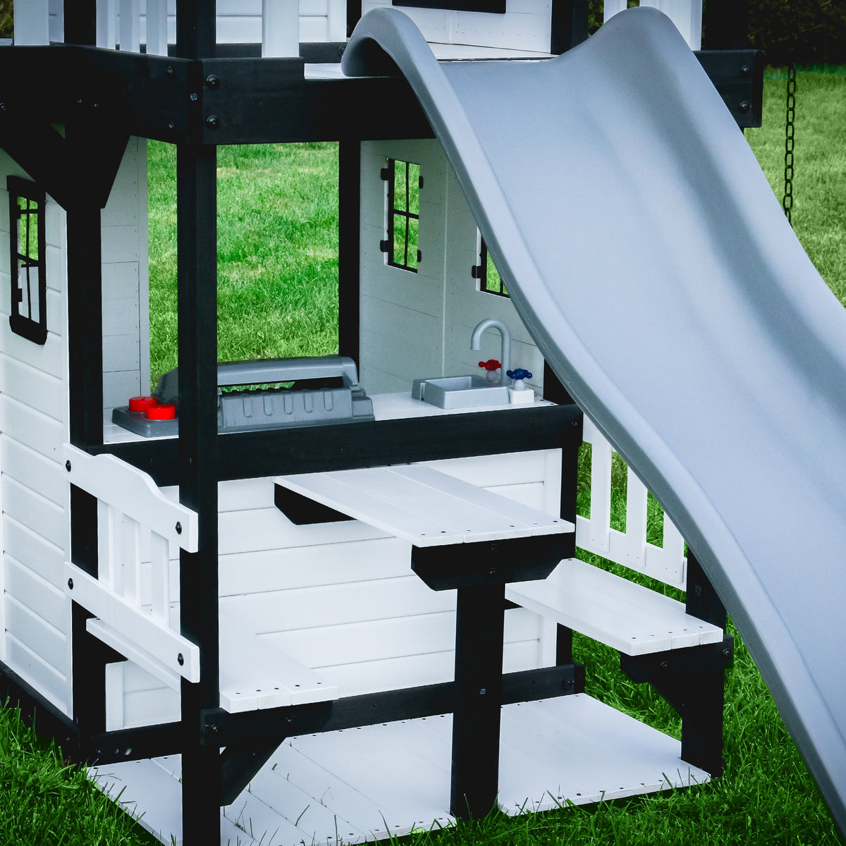 Canyon Creek Swing Set - White
