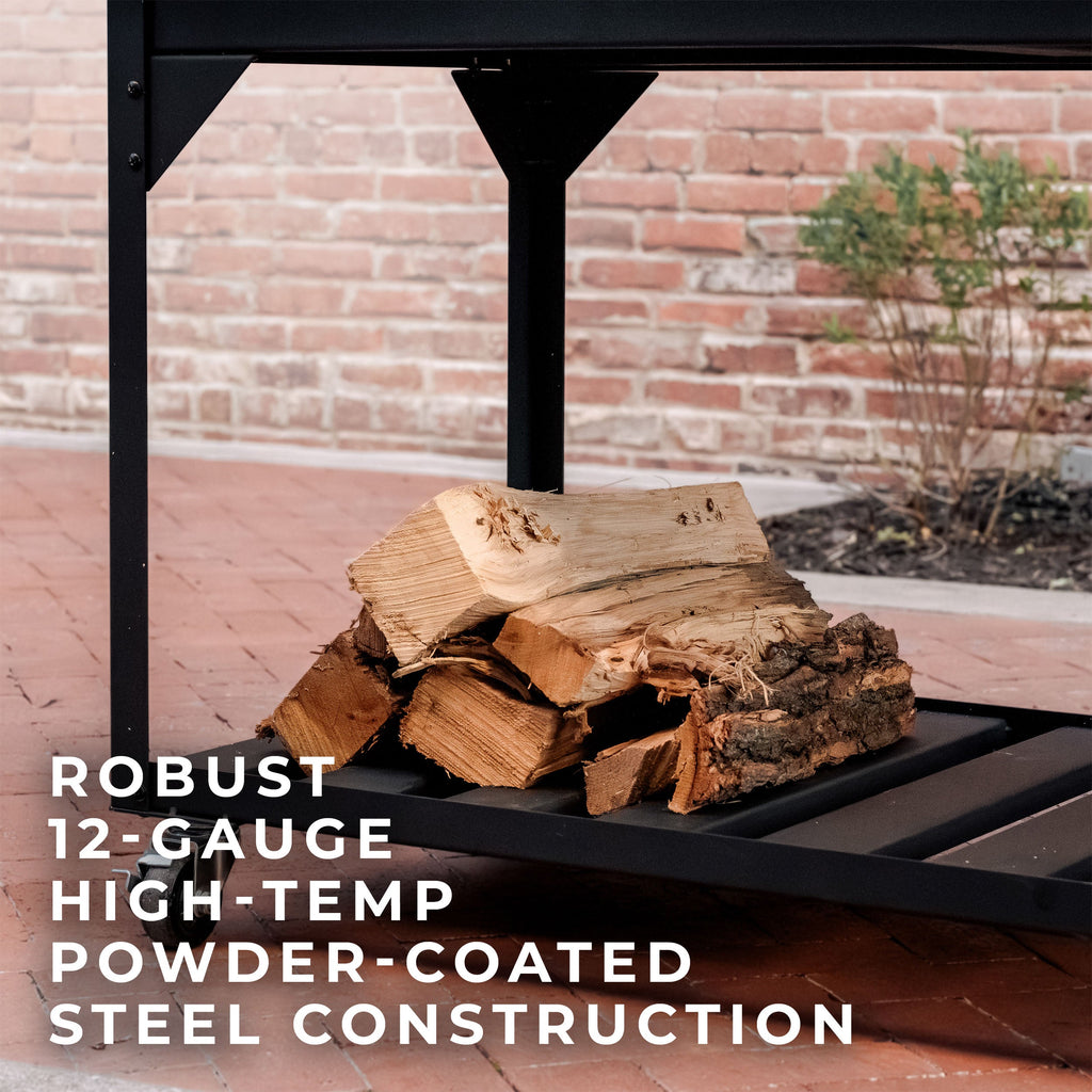 Argentine/Santa Maria BBQ Grill w/ Wood Fire & Charcoal