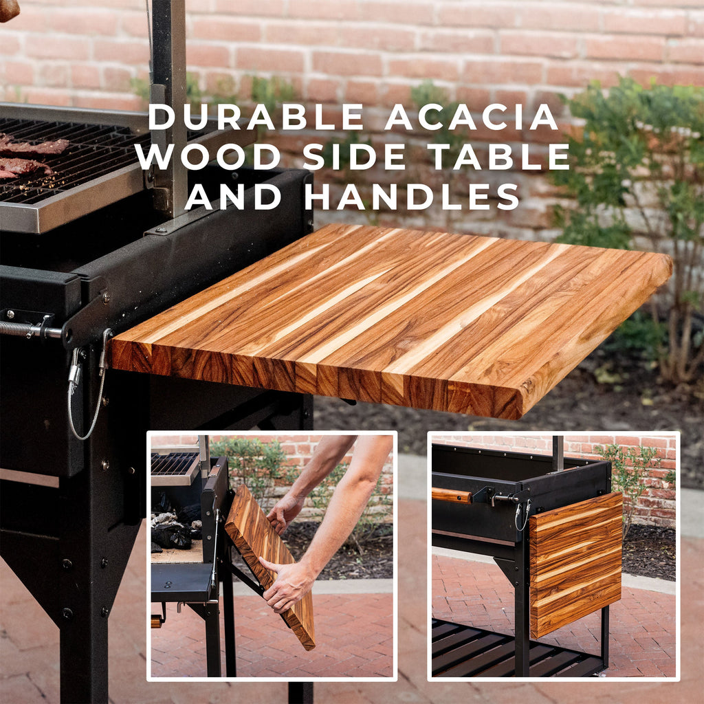 Argentine/Santa Maria BBQ Grill w/ Wood Fire & Charcoal