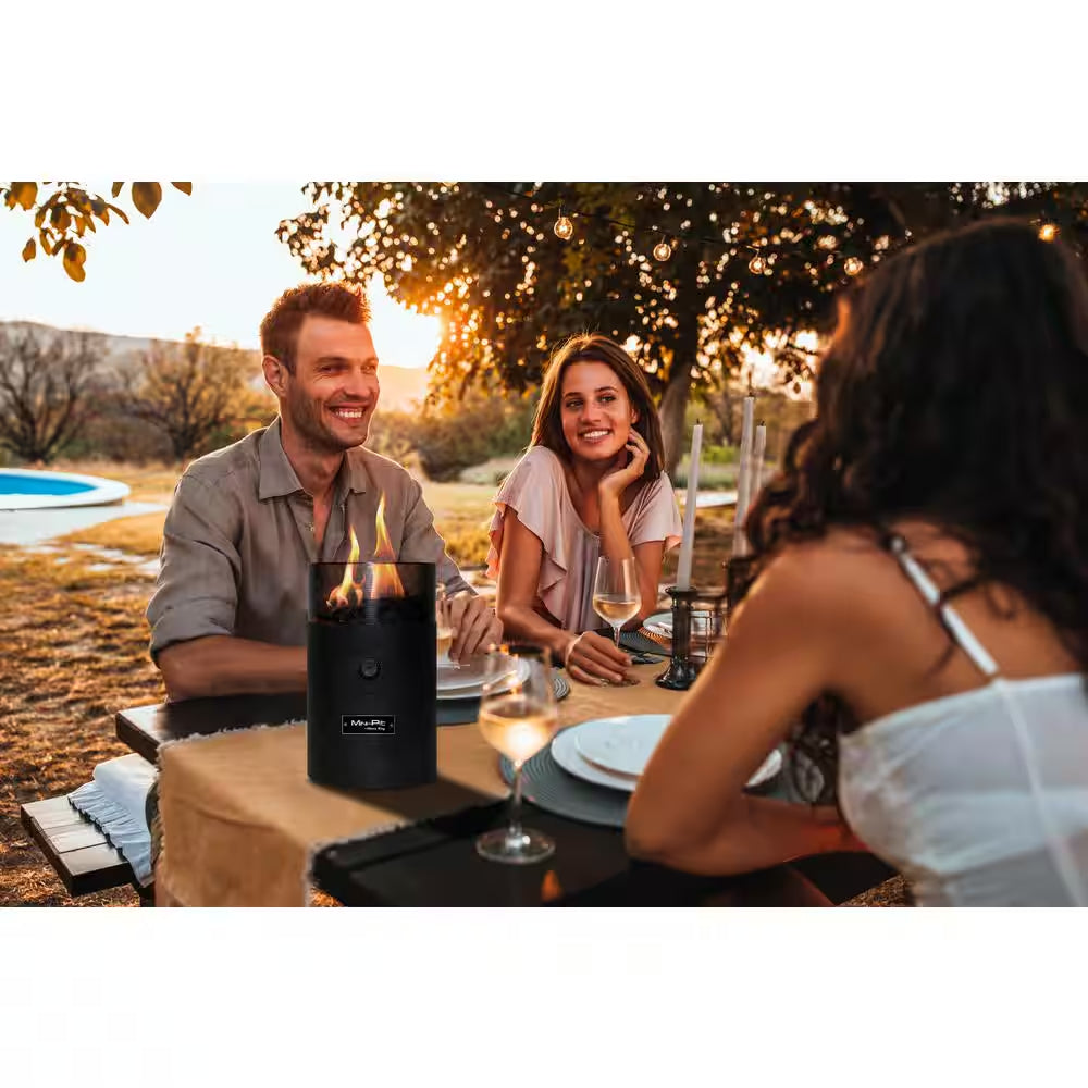 Smokeless Outdoor Mini Tabletop Fire Bowl Pit Dual Fuel Propane and Butane