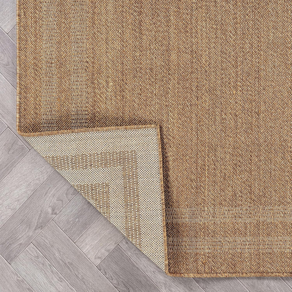 Modern Stripe Indoor Outdoor Runner Rug Sand/Natural 2'3" X 6'