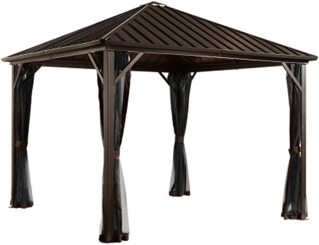 Outdoor 10' X 12' Dakota Hardtop Gazebo Outdoor Sun Shelter