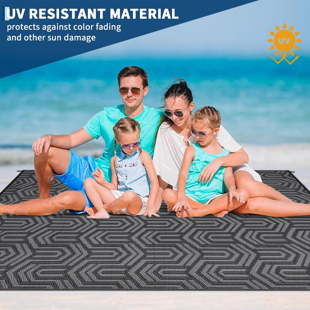 Outdoor Rug 9X18 Ft Extra Large Waterproof Reversible Patio Mat