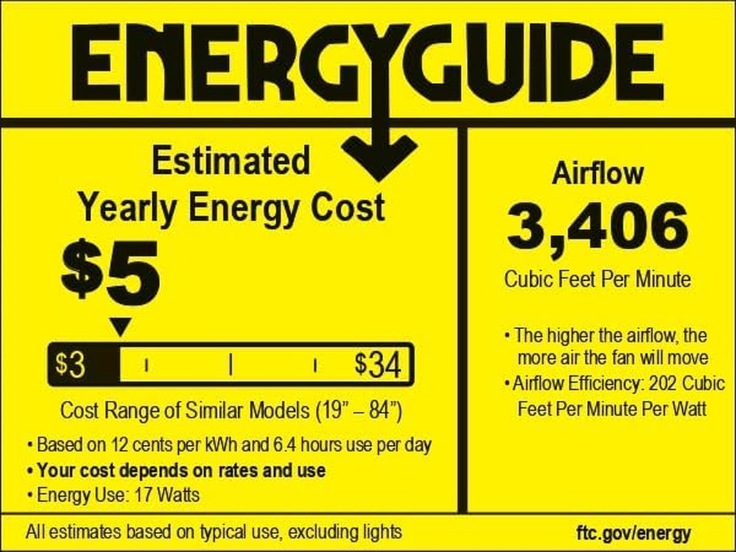 52" Outdoor Ceiling Fans with Lights and Remote Control IP65 Waterproof