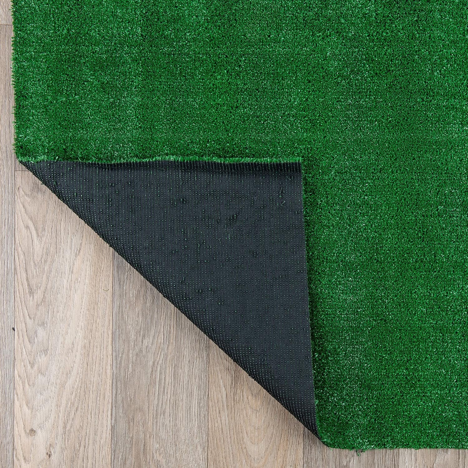 Turf Patio Deck Outdoor Indoor Non-Shedding Area Rug Green 4' X 6'