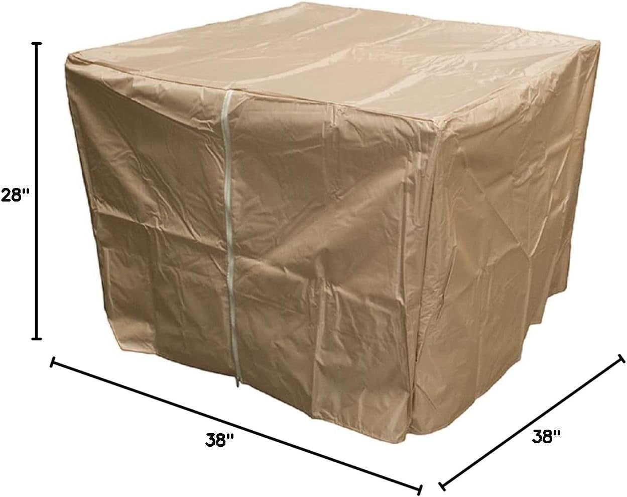 AZ Patio Heaters Outdoor Fire Pit in Hammered Bronze with Cover
