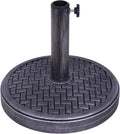 Backyard Expressions 26.5 Lb Umbrella Stand, Patio Umbrella Base, 15 in Diameter
