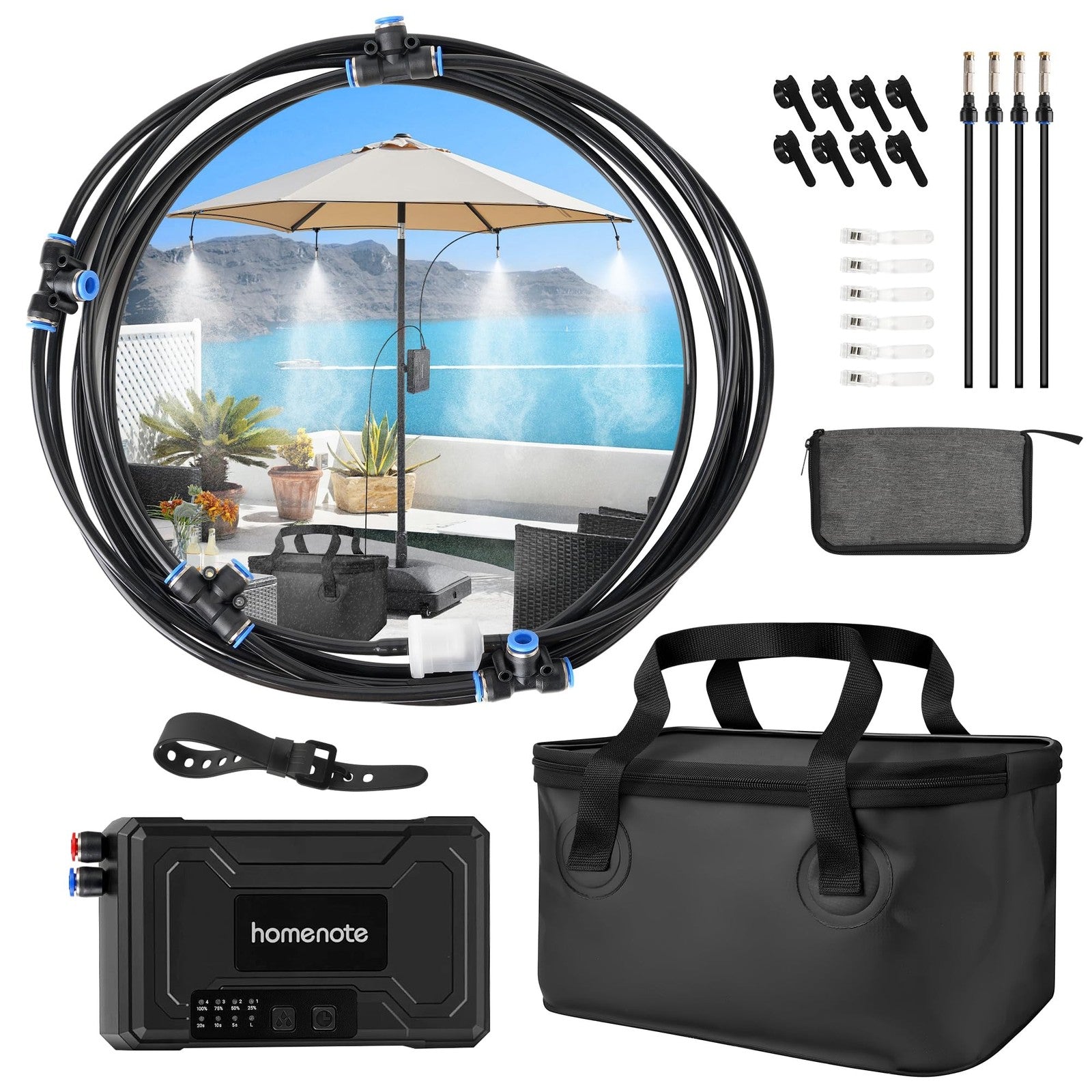 Portable Misting System, 12,000Mah Pump
