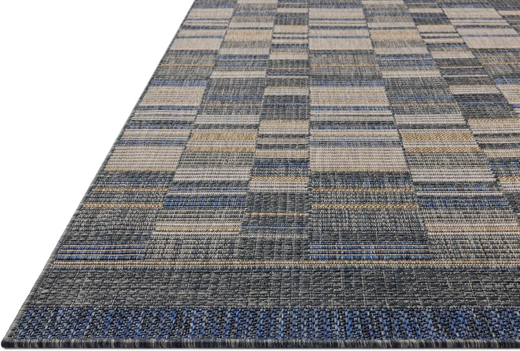 Loloi Birch Denim/Gold 6'-7" X 9'-4" Area Rug