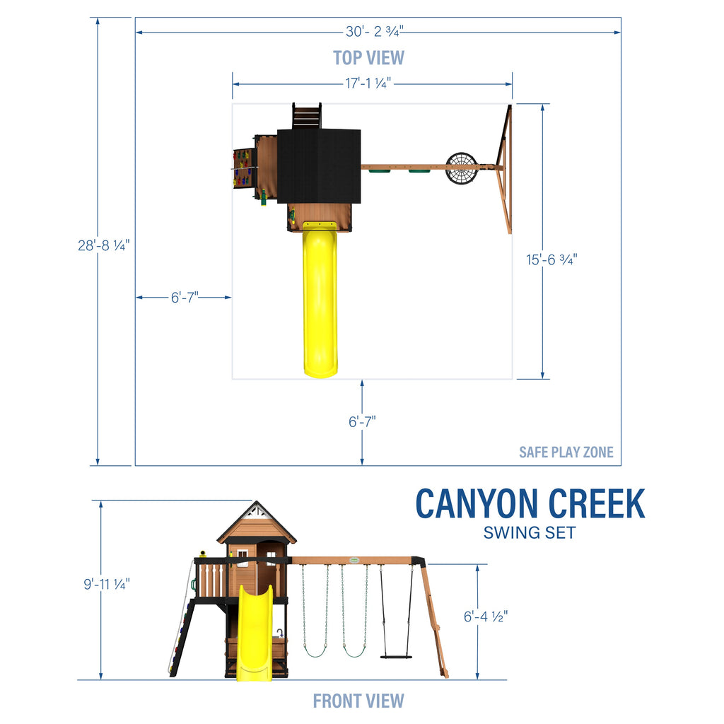 Canyon Creek Swing Set