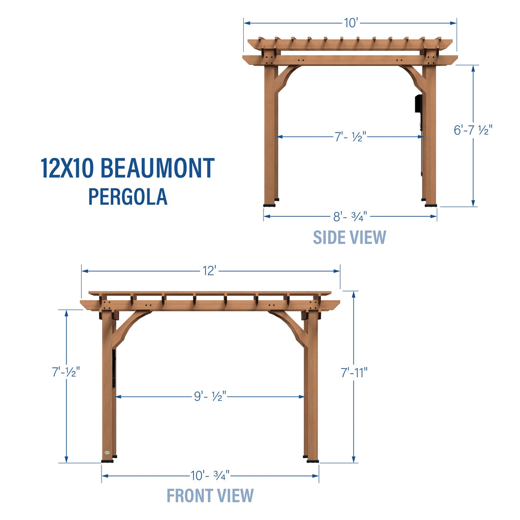 12x10 Beaumont Pergola