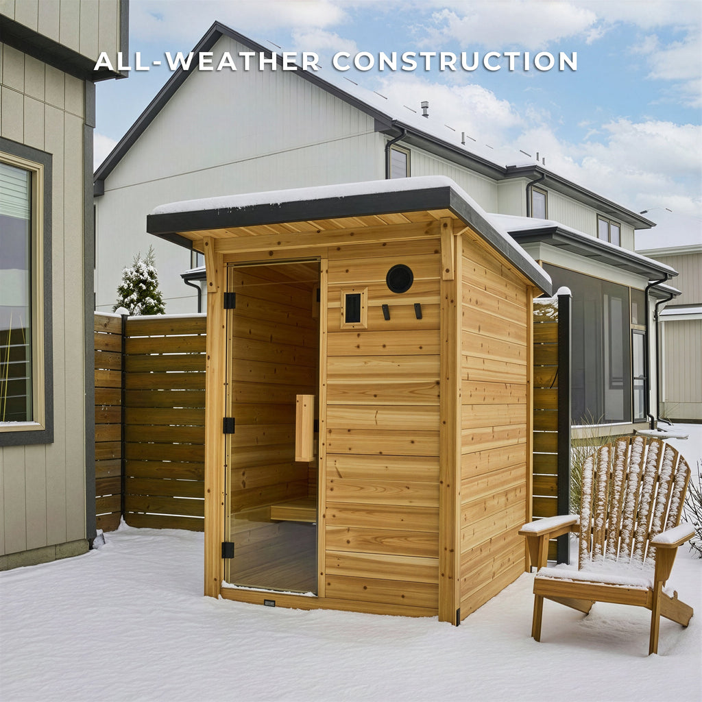 Henley Outdoor Cabin Sauna - 2-4 Person