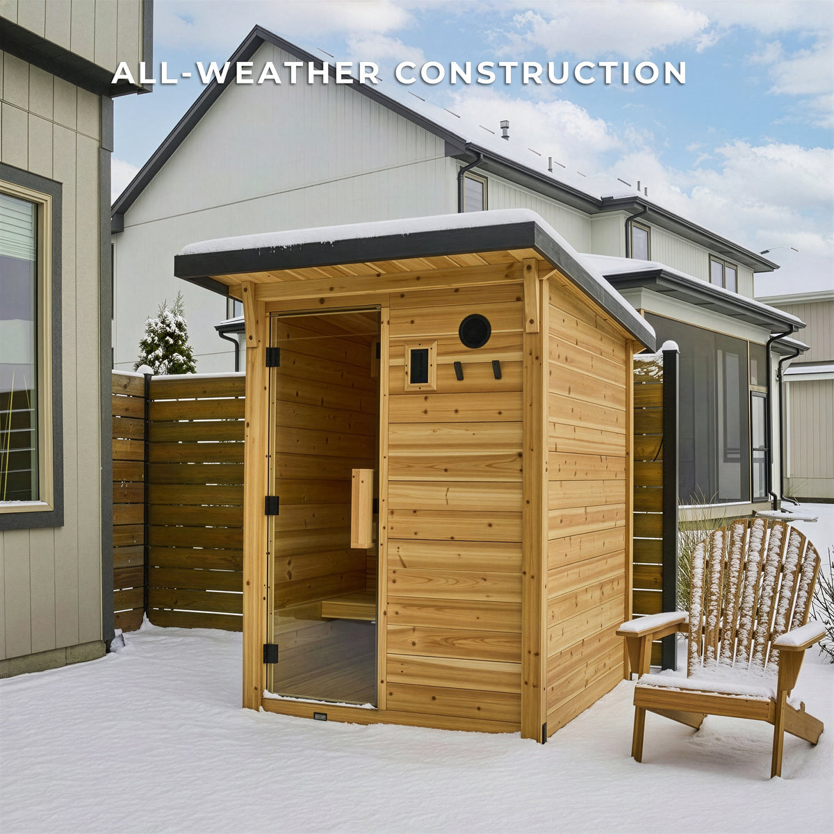 Henley Outdoor Cabin Sauna - 2-4 Person