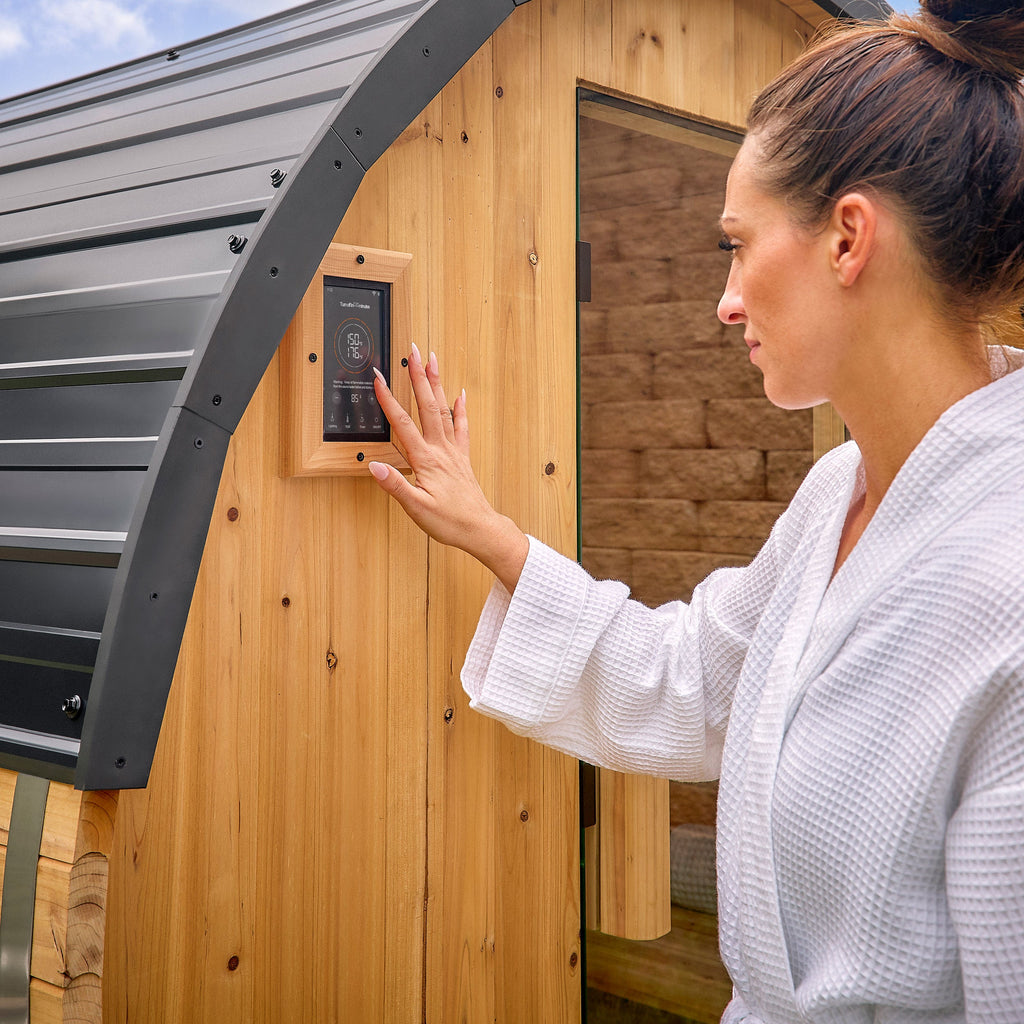 Paxton Outdoor Barrel Sauna - 2-4 Person