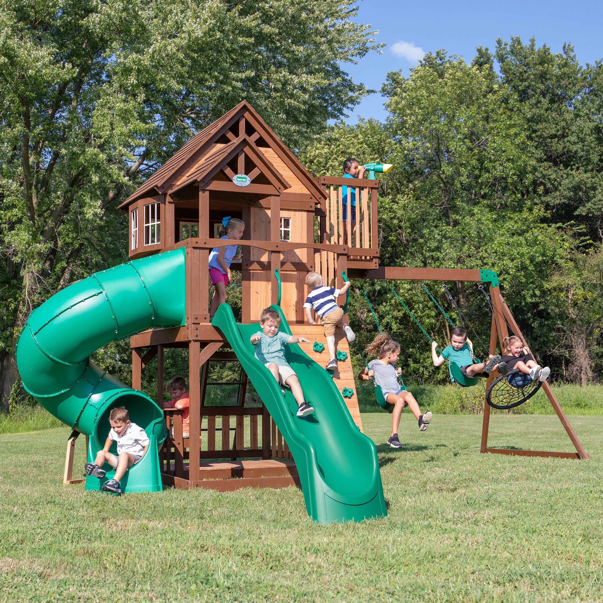 Skyfort II With Spiral Tube Slide
