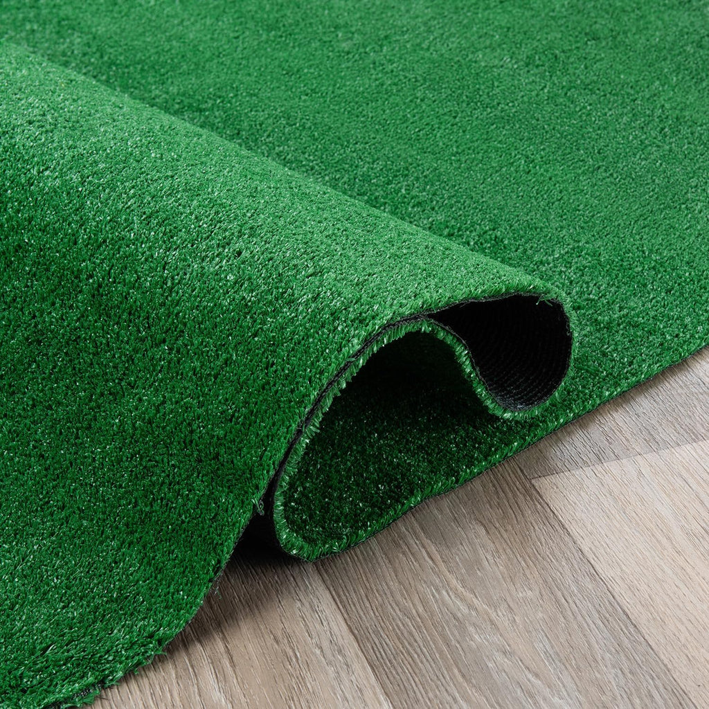 Turf Patio Deck Outdoor Indoor Non-Shedding Area Rug Green 4' X 6'