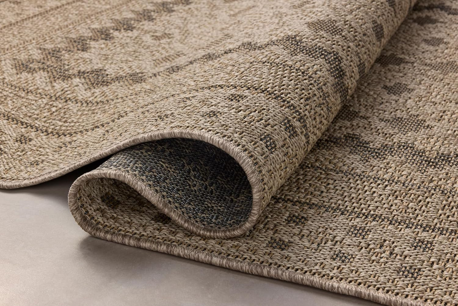 Loloi Chris Loves Julia Providence Charcoal/Dove 7'-6" X 7'-6" Area Rug