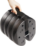 Easy Canopy Weights with Lock Design for Wind Resistance, No Sliding, Stably Secure Tents, Canopies, and Umbrellas at Outdoor Events, 4Pack (30LB)