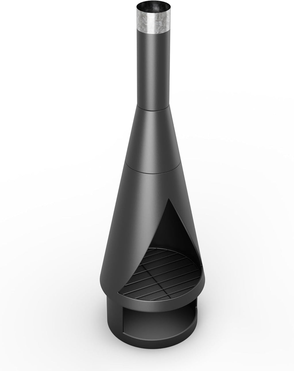56.1 Inch Tall Outdoor Fireplace for Patio,Outdoor Wood Burning Fire Pit,Chiminea Outdoor Fireplace,Cast Iron Chiminea,Backyard Outdoor Fire Pits