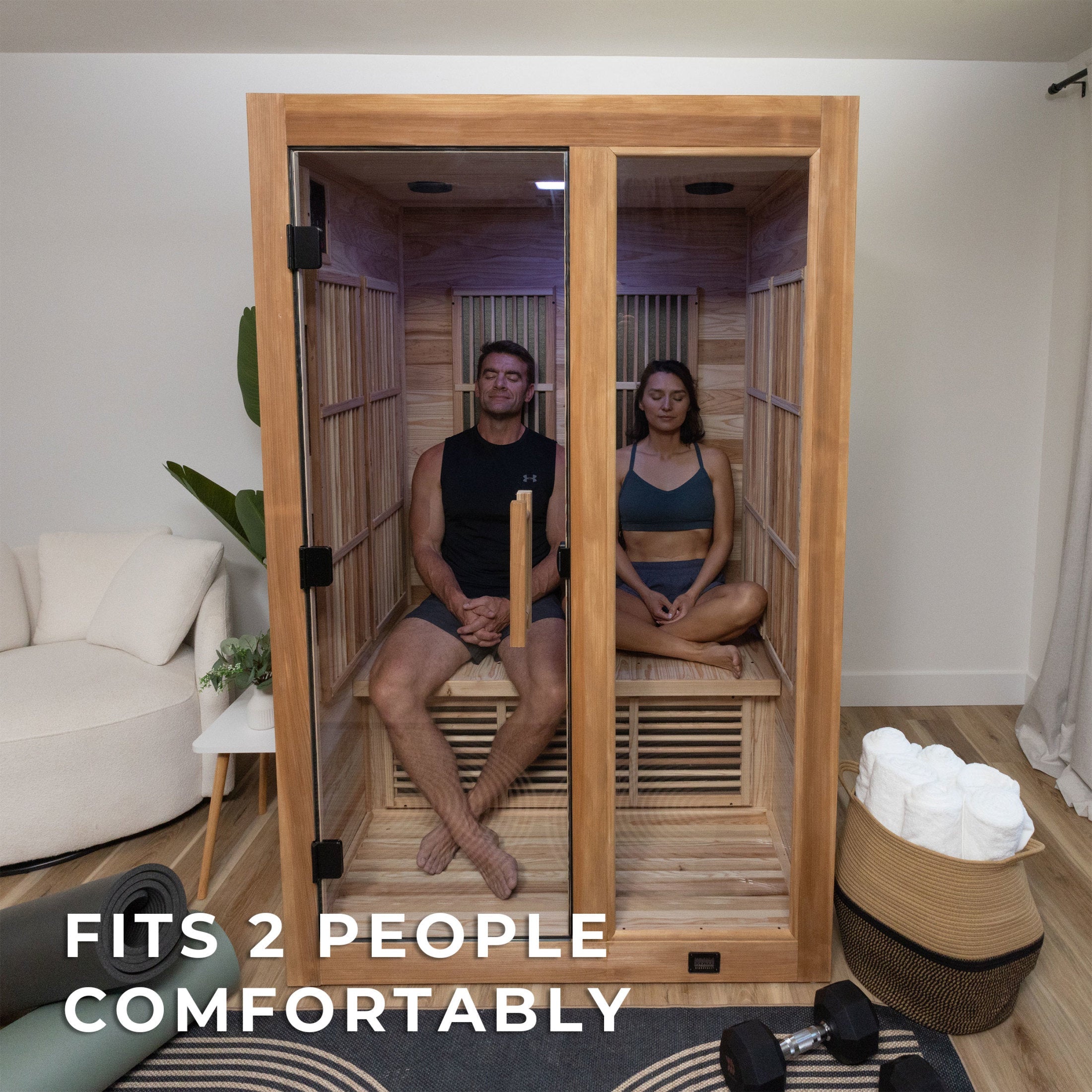 Rylan Indoor Infrared Sauna - 2 Person