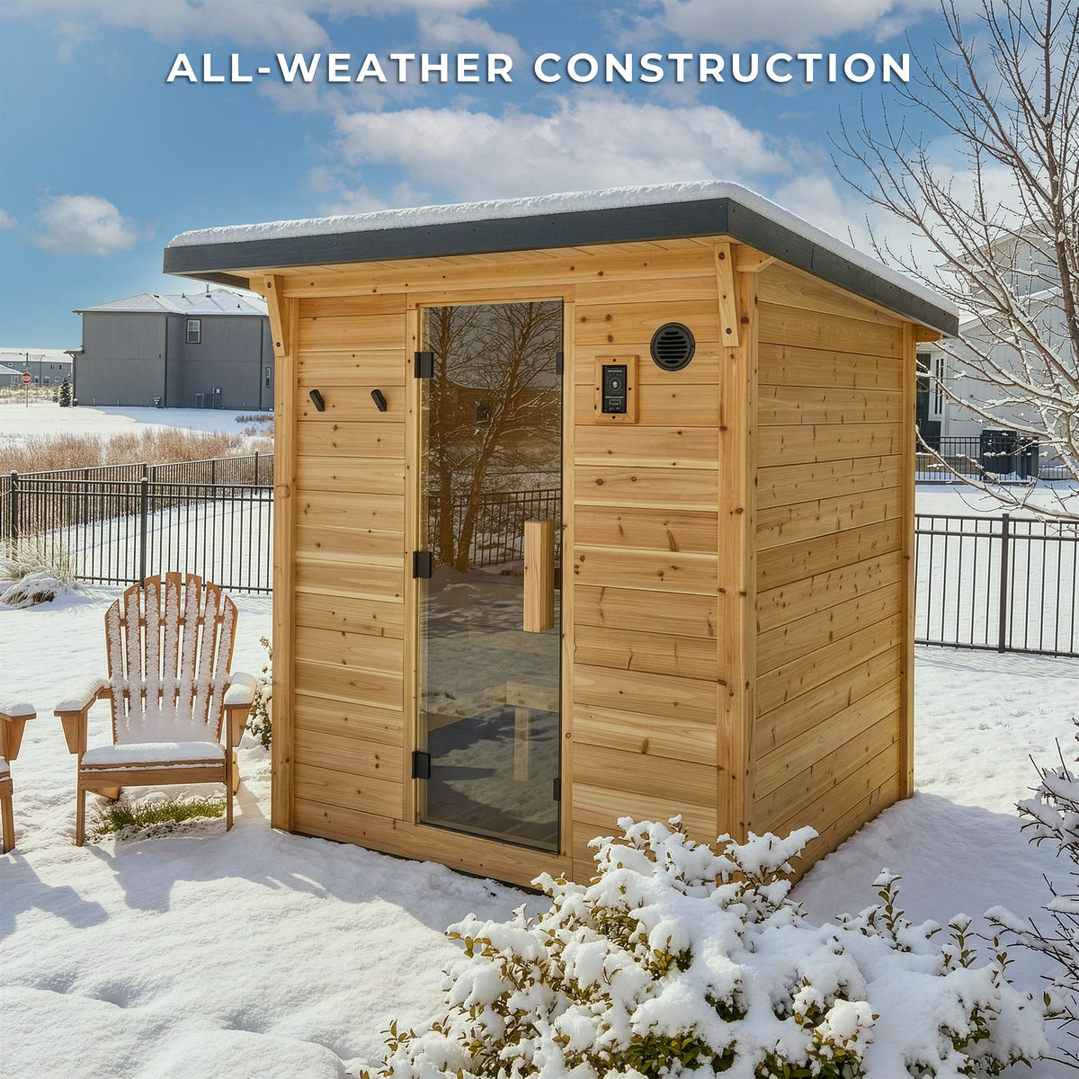 Henley Outdoor Cabin Sauna - 4-6 Person