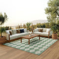 Home Positano Blue Green 9' X 12' Area Rug - Easy Clean, Non Shedding, Bed Room, Living Room, Dining Room, Kitchen (9' X 12')