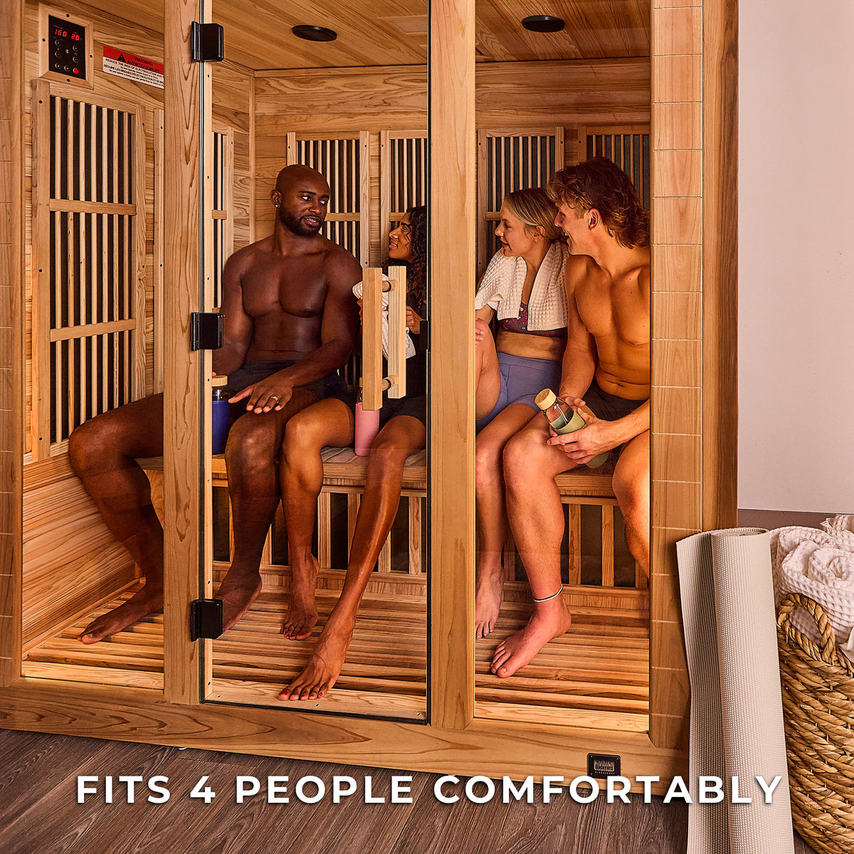 Rylan Indoor Infrared Sauna - 4 Person