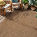 Transitional Indoor Outdoor Rug Natural/Jute 4' X 6'