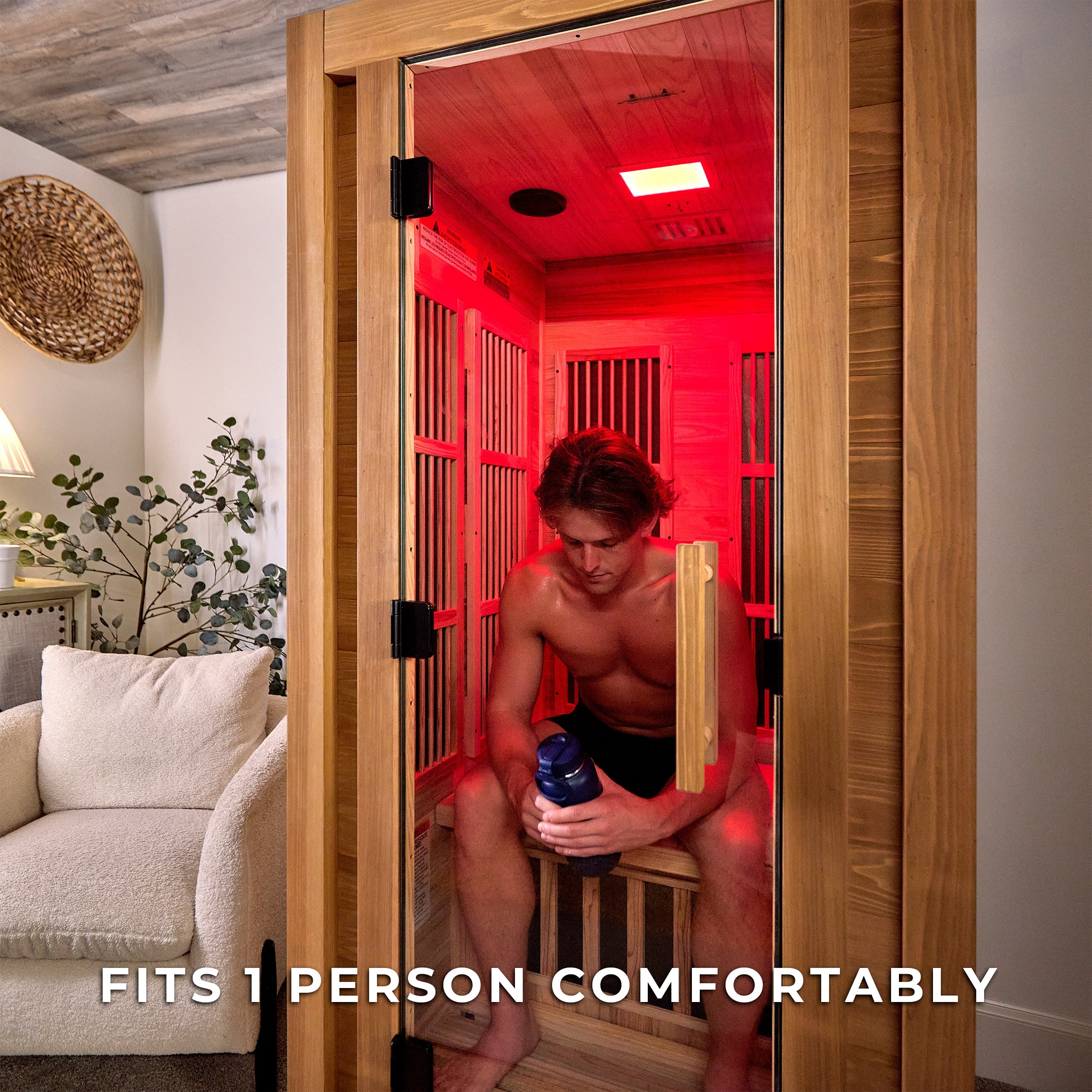 Rylan Indoor Infrared Sauna - 1 Person