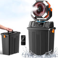 40000Mah Misting Fans for Outside, 15L Large Tank Portable Misting Fan, Battery Powered Outdoor Mister Fan with Remote & LED Light, Wide 270° Coverage for Camping Patio Backyard