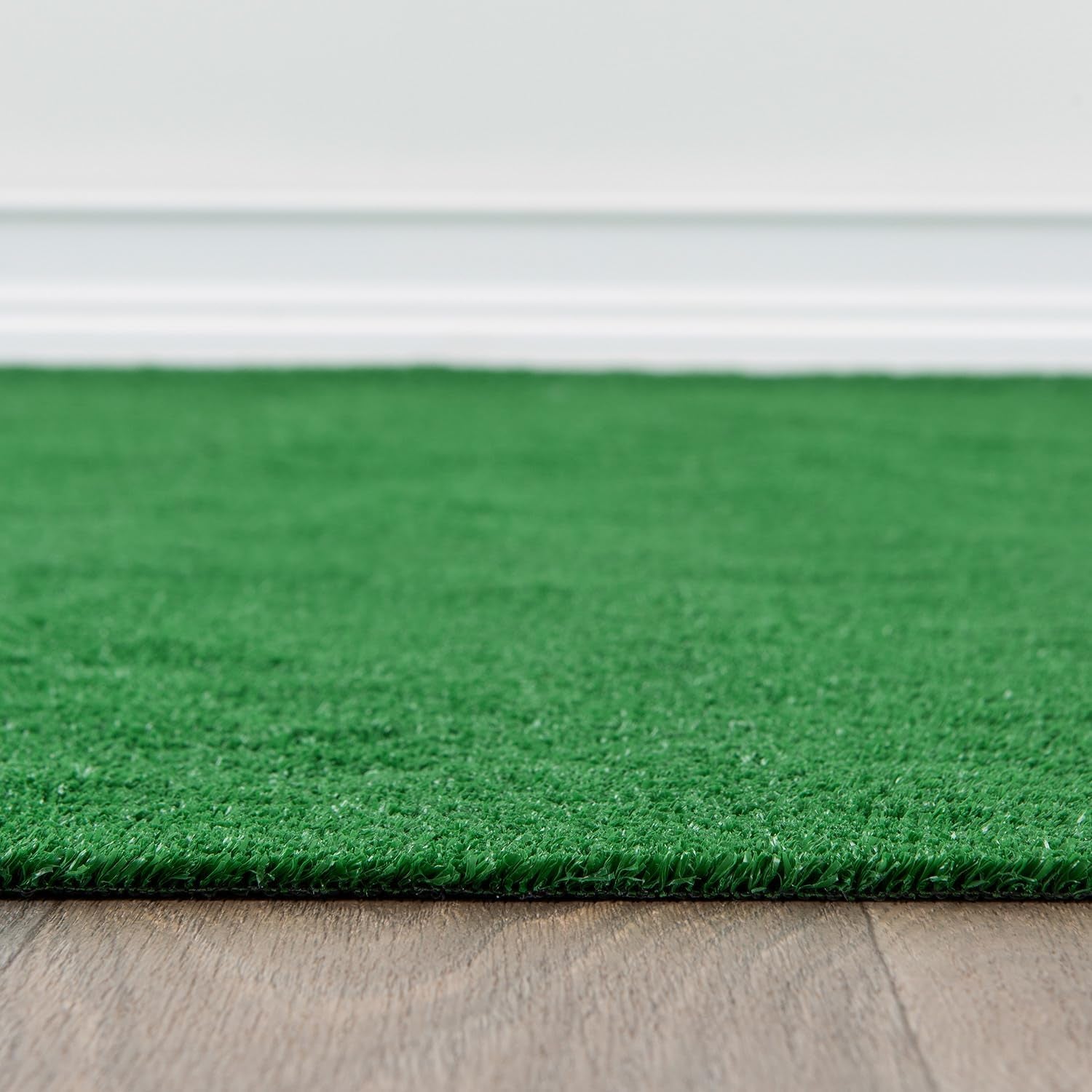 Turf Patio Deck Outdoor Indoor Non-Shedding Area Rug Green 4' X 6'