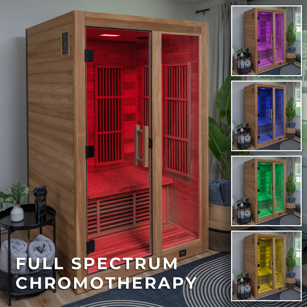 Rylan Indoor Infrared Sauna - 2 Person
