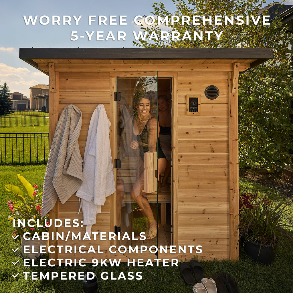 Henley Outdoor Cabin Sauna - 4-6 Person