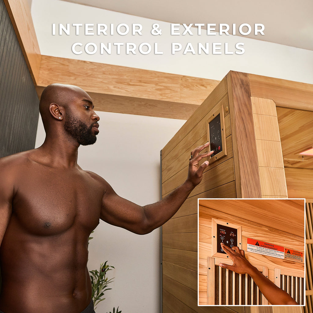 Rylan Indoor Infrared Corner Sauna - 4 Person