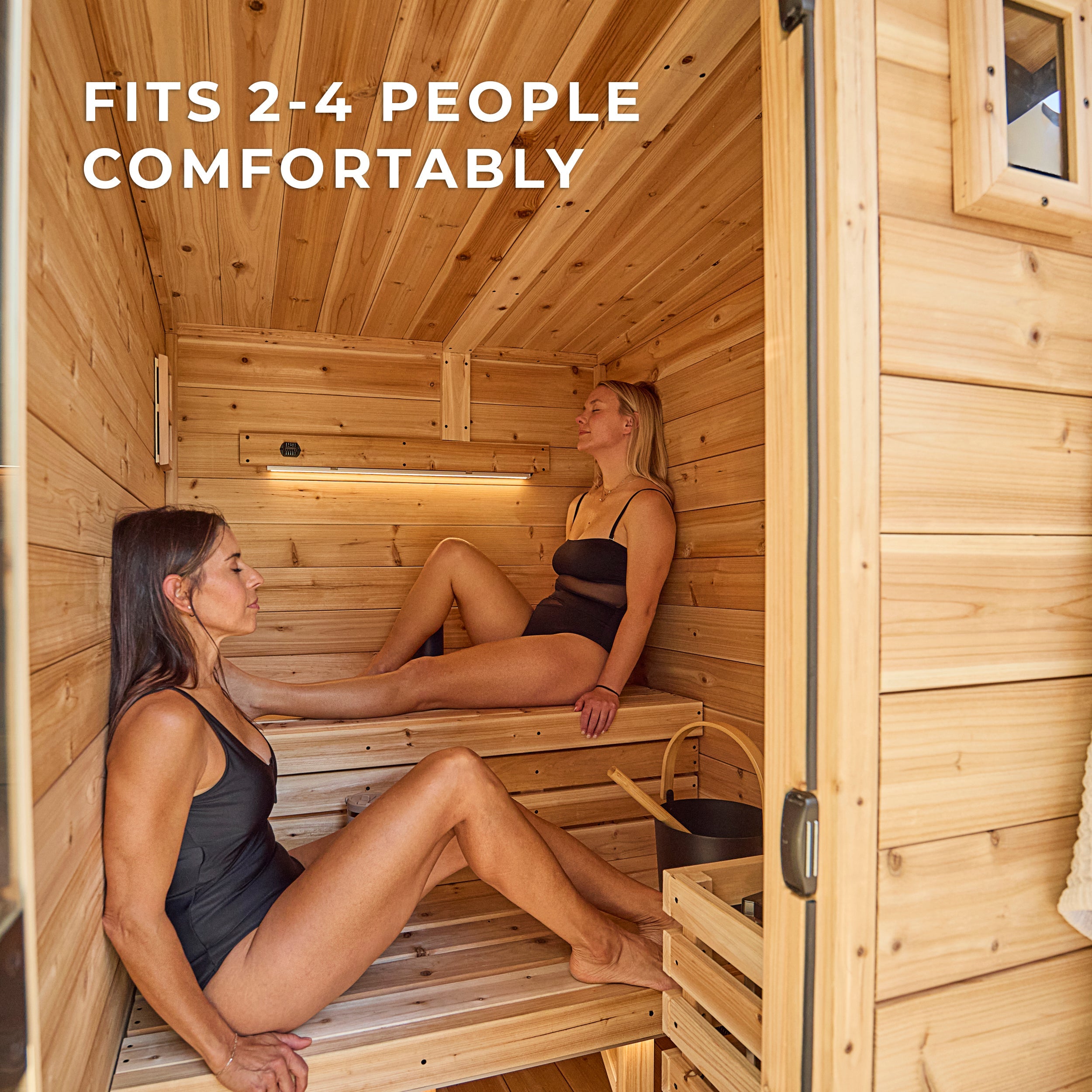 Henley Outdoor Cabin Sauna - 2-4 Person