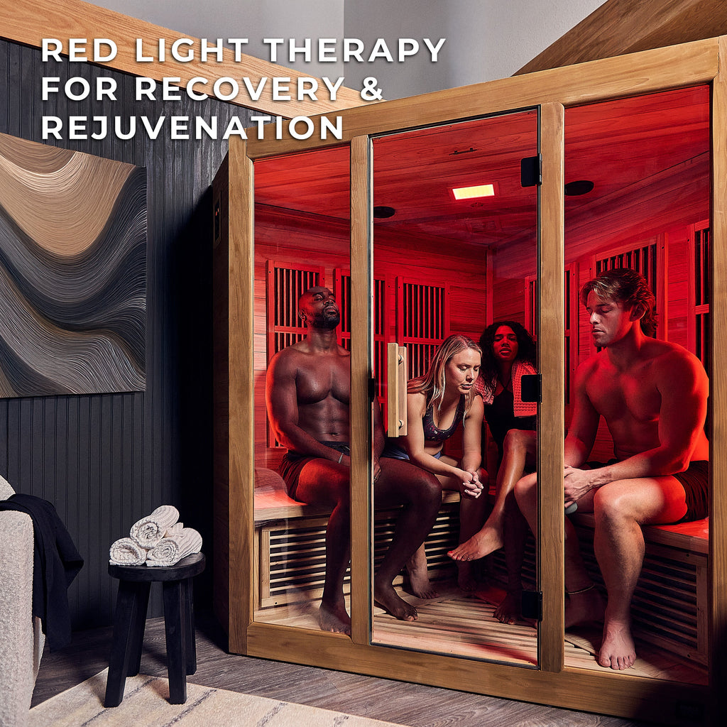 Rylan Indoor Infrared Corner Sauna - 4 Person