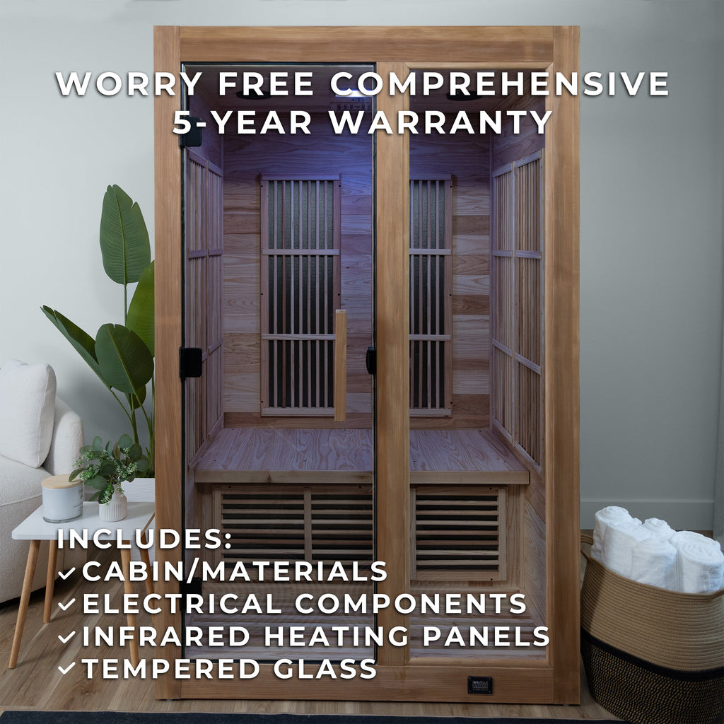 Rylan Indoor Infrared Sauna - 2 Person