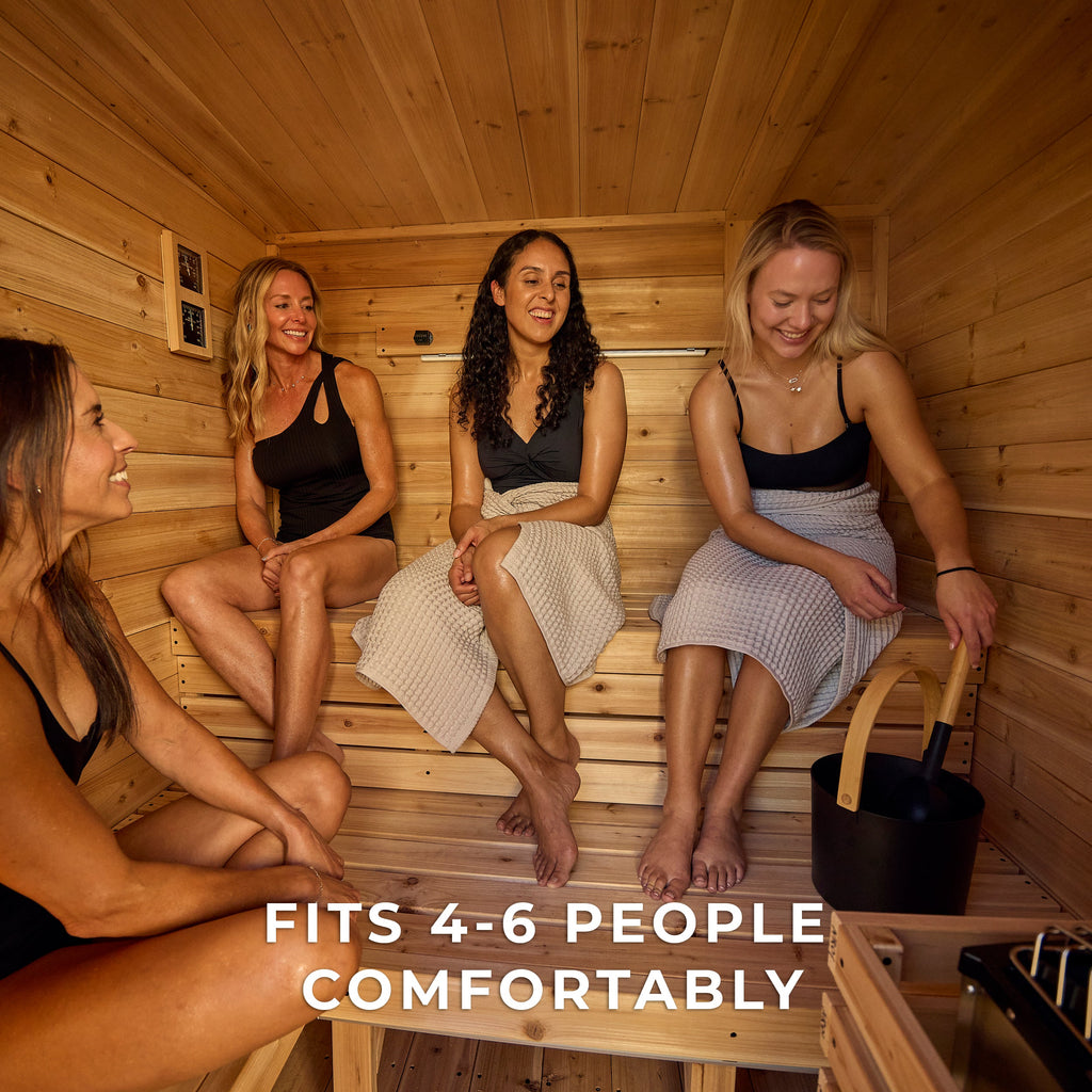 Henley Outdoor Cabin Sauna - 4-6 Person