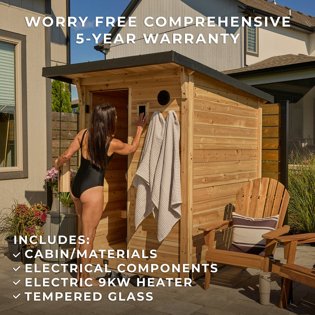 Henley Outdoor Cabin Sauna - 2-4 Person